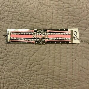 Infinity Boss Babe bracelet